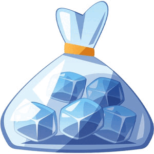 گذاشتن کیسه یخ